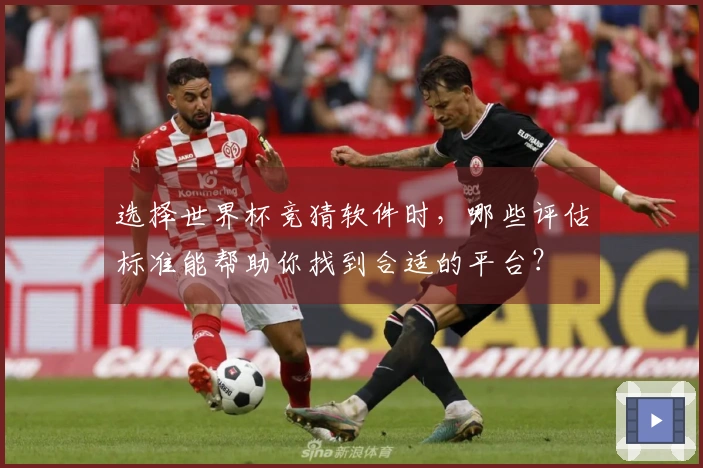选择世界杯竞猜软件时，哪些评估标准能帮助你找到合适的平台？